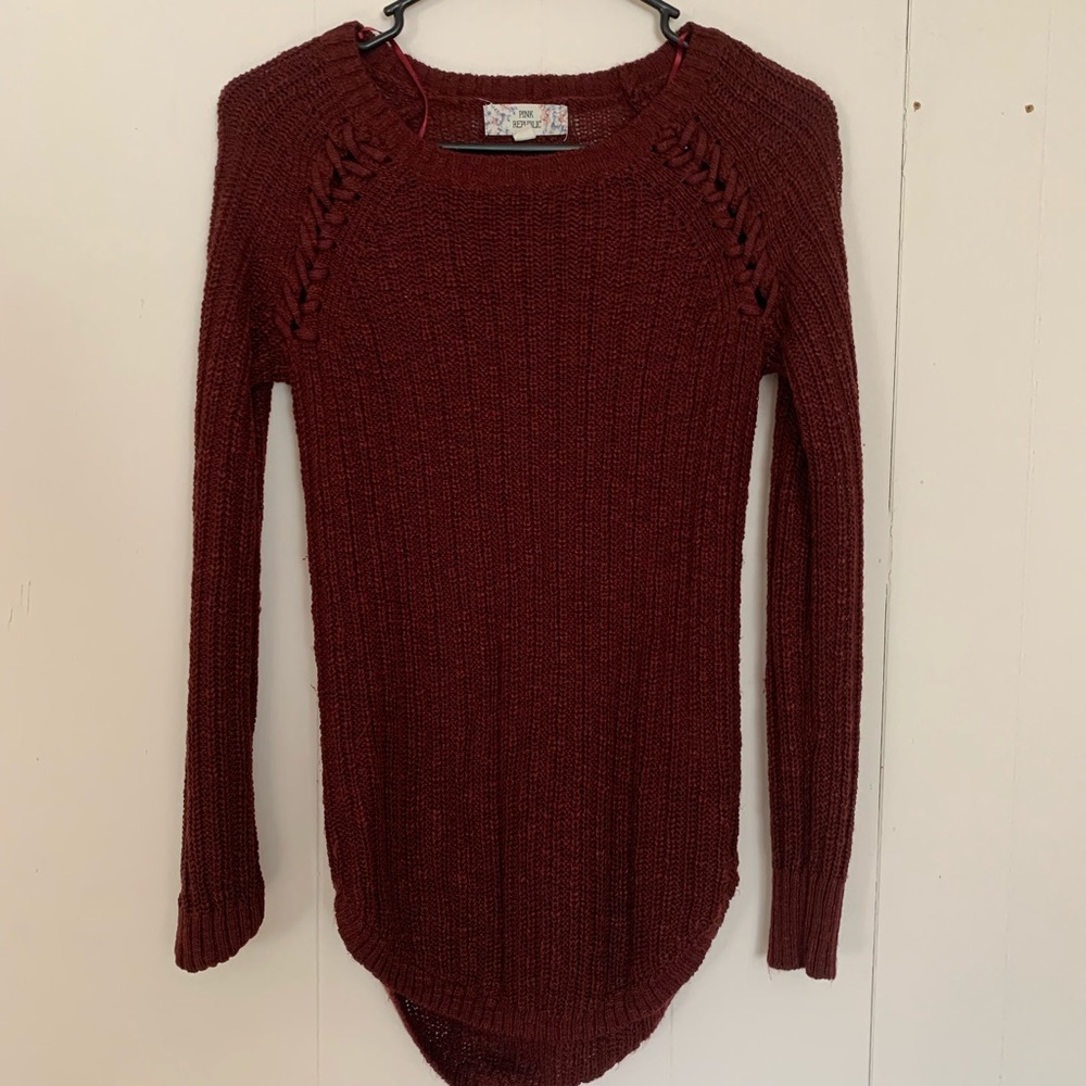 Pink Rose Sweater